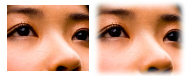 An example of a feathred image