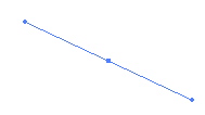 Drawing a line using the pen tool